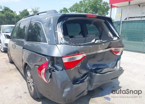 2011 Honda Odyssey Ex-L z USA, uszkodzony, nr VIN 5FNRL5H62BB091023